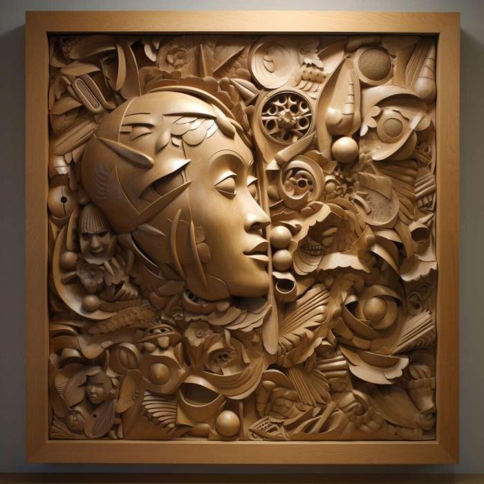 نموذج ثلاثي الأبعاد لآلة CNC 3D Art 